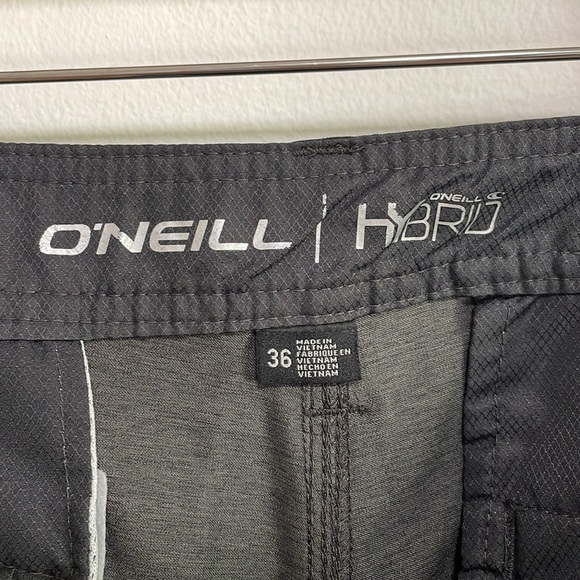 O’Neill Hybrid Shorts Black & Gray Size 36 - Picture 5 of 7